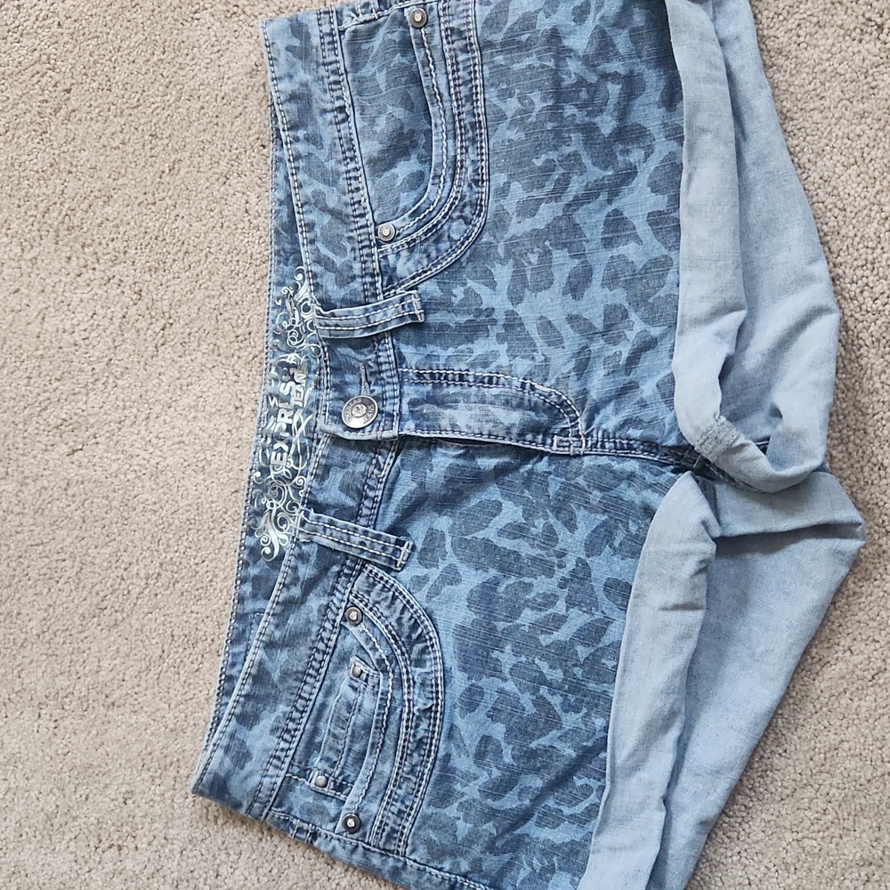 Express denim shorts